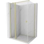 Cabine de douche battante mexen mist t 70 x 100 cm, transparente, dor�e bross�e - 8a4t - 070 - 100 - ...