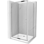 Mexen - cabine de douche coulissante apia 120 x 90 cm, transparent, chromé + receveur plat - 840 - 120 ... Mexen - cabine de douche coulissante apia 120 x 90 cm, transparent, chromé + receveur plat - 840 - 120 ...