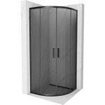 Mexen - cabine de douche rio semi - circulaire 70 x 70 cm, graphite, noir - 863 - 070 - 070 - 70 - 40 ...