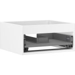 Mexen - corps de meuble sous - vasque box - a 50 cm, 1 tiroir, blanc mat - 91ax0 - 0500 - 235 - 1 - 01 ...