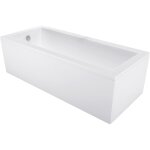 Mexen - cubik baignoire rectangulaire 160 x 70 cm avec encadrement, blanc - 55031607000x