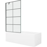 Mexen - cubik baignoire rectangulaire 160 x 70 cm avec tablier et pare - douche 1 battant 100 cm, motif ... Mexen - cubik baignoire rectangulaire 160 x 70 cm avec tablier et pare - douche 1 battant 100 cm, motif ...