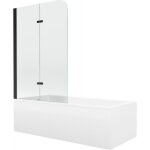 Mexen - cubik baignoire rectangulaire 170 x 70 cm avec habillage et paroi de douche  2 volets 100 cm, ...