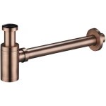 Mexen - demi - siphon rond pour lavabo, cuivre antique - 79950 - 45