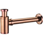 Mexen - demi - siphon rond pour lavabo, or rose - 79950 - 60