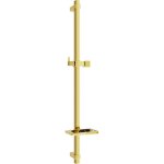 Mexen - dq barre de douche avec porte - savon 80 cm, or - 79381 - 50