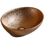 Mexen - elza lavabo de comptoir 40 x 33 cm, cuivre - 21014051