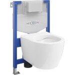 Mexen - ensemble encastré wc bâti - support fenix xs - f avec cuvette wc carmen, blanc brillant - 6803388xx00 ... Mexen - ensemble encastré wc bâti - support fenix xs - f avec cuvette wc carmen, blanc brillant - 6803388xx00 ...