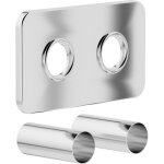 Mexen s ensemble masquant double pour radiateur, chrome - w910 - 000 - 01
