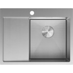 Mexen exar vier en acier avec gouttoir droit 620 x 480 mm, inox hc - 6432621005p - 01hc