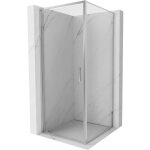 Mexen - exo cabine de douche pivotante 70 x 70 cm, transparent, chrome - 817 - 070 - 070 - 01 - 00