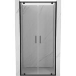 Mexen - exo double portes de douche battantes 100 cm, transparentes, noires - 8182 - 100 - 000 - 70 - ...
