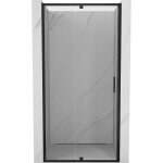 Mexen - exo porte de douche battante 100 cm, transparent, noir - 819 - 100 - 000 - 70 - 00