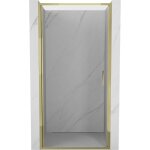 Mexen - exo porte de douche battante 90 cm, transparent, dor� - 817 - 090 - 000 - 50 - 00