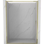 Mexen - exo porte de douche coulissante 150 cm, transparent, dor - 8151 - 150 - 000 - 50 - 00