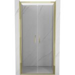 Mexen exo portes de douche � double battant 100 cm, transparent, dor� - 814 - 100 - 000 - 50 - 00