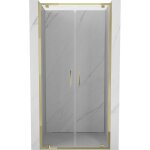 Mexen exo portes de douche doubles battantes 100 cm, transparent, dor� - 8182 - 100 - 000 - 50 - 00