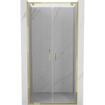 Mexen - exo portes de douche doubles battantes 100 cm, transparent, dor� - 8182 - 100 - 000 - 50 - 00 ...