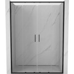 Mexen - exo portes de douche doubles coulissantes 140 cm, transparentes, noires - 8152 - 140 - 000 - ...