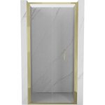 Mexen - exo porte de douche pliante 80 cm, transparent, dor - 816 - 080 - 000 - 50 - 00