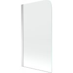 Mexen felix �cran de baignoire � 1 ailette 80 x 140 cm, transparent, chrome - 890 - 080 - 001 - 01 - ...