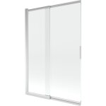 Mexen fox paroi de douche � 2 volets coulissante 120 x 150 cm, transparent, chrom� - 891 - 120 - 002 ...