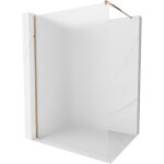 Mexen - kioto paroi de douche 130 x 200 cm, gele 8 mm, or rose - 800 - 130 - 101 - 60 - 30