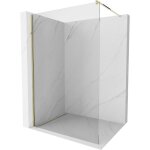 Mexen - kioto paroi de douche 130 x 200 cm, transparent 8 mm, or - 800 - 130 - 101 - 50 - 00