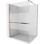 Mexen - kioto + paroi de douche avec tagre walk - in 70 x 200 cm, transparent / givr, or rose - 800 ...