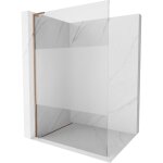 Mexen - kioto l paroi de douche walk - in 120 x 200 cm, transparent / opaque, or rose - 800 - 120 - 103 ...