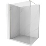 Mexen - kioto paroi de douche walk - in 130 x 200 cm, transparent 8 mm, nickel bross� - 800 - 130 - 101 ...