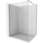 Mexen - kioto paroi de douche walk - in 55 x 200 cm, transparente 8 mm, or rose - 800 - 055 - 101 - 60 ...