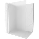 Mexen - kioto l paroi de douche walk - in 70 x 200 cm, givr�, blanc - 800 - 070 - 103 - 20 - 30