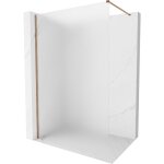 Mexen - kioto - x paroi de douche walk - in 50 x 200 cm, givre 10 mm, or rose - 800 - 050 - 101 - 60 ...