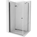 Mexen - lima cabine de douche pliable 120 x 100 cm, transparent, noir - 856 - 120 - 100 - 70 - 00