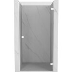 Mexen - lunar - b porte de douche pivotante droite 60 cm, transparent, blanc - 832 - 060 - 000 - 20 - ...