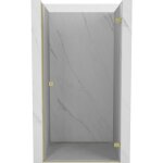 Mexen lunar - b porte de douche pivotante droite 60 cm, transparent, dor� bross� - 832 - 060 - 000 - ...