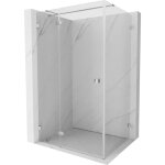 Mexen lunar t cabine de douche pivotante gauche 120 x 90 cm, transparent, chrome - 834t - 120 - 090 - ...