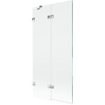 Mexen - lunar paroi de baignoire 2 volets gauche 90 x 150 cm, transparent, chrom� - 897 - 090 - 100 - ...