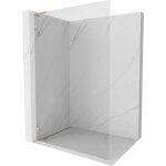 Mexen - lunar l paroi de douche walk - in gauche 60 x 200 cm, transparent 8 mm, or - 830l - 060 - 000 ...