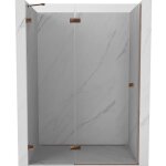 Mexen - lunar porte de douche pivotante gauche 130 cm, transparent, or rose - 834 - 130 - 000 - 60 - ... Mexen - lunar porte de douche pivotante gauche 130 cm, transparent, or rose - 834 - 130 - 000 - 60 - ...