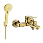 Mexen - lynx r40 robinet de bain avec ensemble de douche, or - 74593r40 - 50 Mexen - lynx r40 robinet de bain avec ensemble de douche, or - 74593r40 - 50