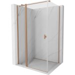 Mexen mist t cabine de douche pivotante 100 x 70 cm, transparent, cuivre bross� - 8a4t - 100 - 070 - ...