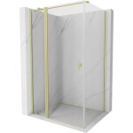 Mexen - mist t cabine de douche pivotante 100 x 70 cm, transparent, or bross� - 8a4t - 100 - 070 - 55 ...