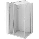 Mexen - mist t cabine de douche pivotante 120 x 80 cm, transparent, chrome - 8a4t - 120 - 080 - 01 - ...