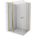 Mexen - mist duo cabine de douche pivotante 120 x 80 cm, transparent, dorée - 8a4 - 120 - 080 - 50 - ... Mexen - mist duo cabine de douche pivotante 120 x 80 cm, transparent, dorée - 8a4 - 120 - 080 - 50 - ...