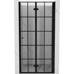 Mexen - mist - f porte de douche pliante droite 85 cm, grille noire, noire - 8a6 - 085 - 000 - 70 - 77 ...