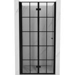 Mexen mist - f porte de douche pliante gauche 80 cm, grille noire, noir - 8a6 - 080 - 000 - 70 - 77 - ...