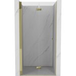 Mexen - mist - f porte de douche pliante gauche 80 cm, transparent, dor - 8a6 - 080 - 000 - 50 - 00 ...
