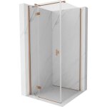 Mexen - mist h t cabine de douche pivotante gauche 70 x 70 cm, transparent, cuivre bross - 8a5t - 070 ...
